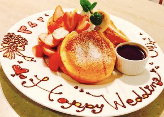 Anniversary Plate 高崎市のパンケーキ レストラン サニーキッチン